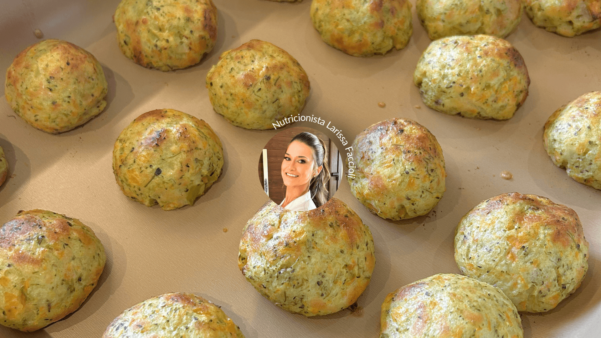 27.05.2026 - BLOG - Parceira Nutri Larissa  receita de bolinho de legumes